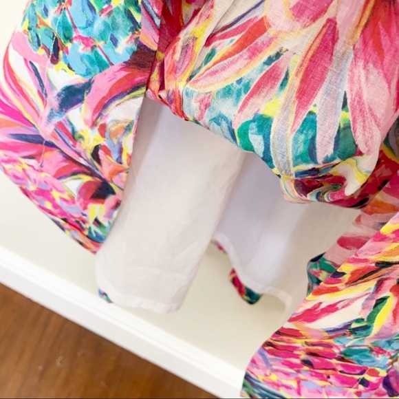 J.CREW Ratti Painted Pineapple Summer Dress - Picture 12 of 13